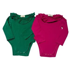 Dolly Wears Ruffle Collar Bodysuit Bundle Size 2/3